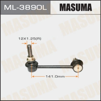 Стойка стабилизатора Masuma ML-3890L 48810-60040 front LH Land Cruiser Prado J12