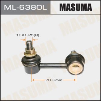 Стойка стабилизатора Masuma ML-6380L front CIVIC FD1, FD3