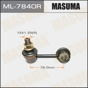 Стойка стабилизатора Masuma ML-7840R front RH PAJERO V6W, V7W