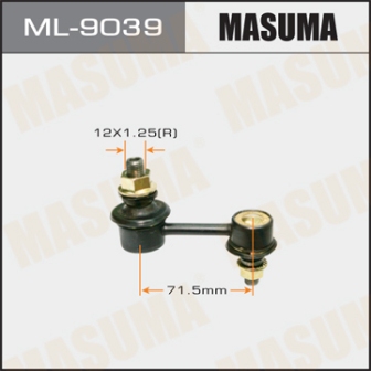 Стойка стабилизатора Masuma ML-9039 rear HIACE KCH4, RCH41