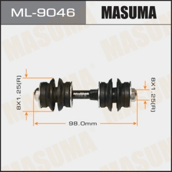 Стойка стабилизатора Masuma ML-9046 front VITZ NCP10