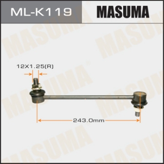 Стойка стабилизатора Masuma ML-K119 front HYUNDAI, KIA