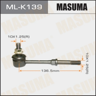 Стойка стабилизатора Masuma ML-K139 rear HYUNDAI, KIA