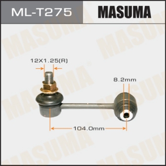 Стойка стабилизатора Masuma ML-T275 rear LEXUS GS350, GRS191