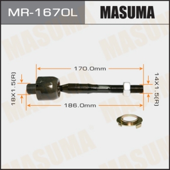 Рулевая тяга Masuma MR-1670L BONGO SK82V, SK22T LH