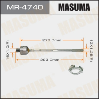Рулевая тяга Masuma MR-4740 AD Y10, AVENIR W10, PULSAR N14, SUNNY B13, NZE121