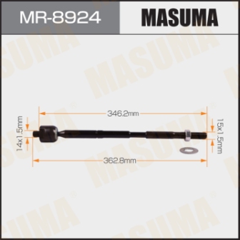 Рулевая тяга Masuma MR-8924 WISH, ISIS, PREMIO ZGE25, ZGM15, ZRT265