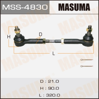 Рулевая тяга с наконечниками Masuma MSS-4830 PICKUP D22