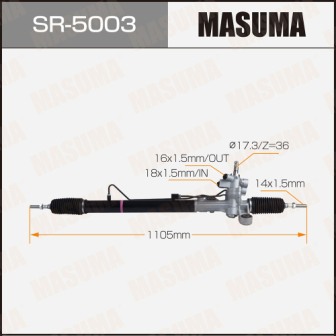 Рейка рулевая Masuma SR-5003 ACCORD 2400cc KY 24EX-G K24Z3 USALHD (левый руль, ГУР)