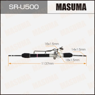 Рейка рулевая Masuma SR-U500 CHEVROLET LACETTI 09-LHD (левый руль, ГУР)