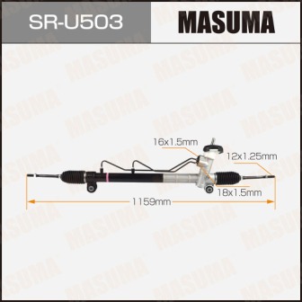 Рейка рулевая Masuma SR-U503 CHEVROLET SPARK 10-LHD (левый руль, ГУР)