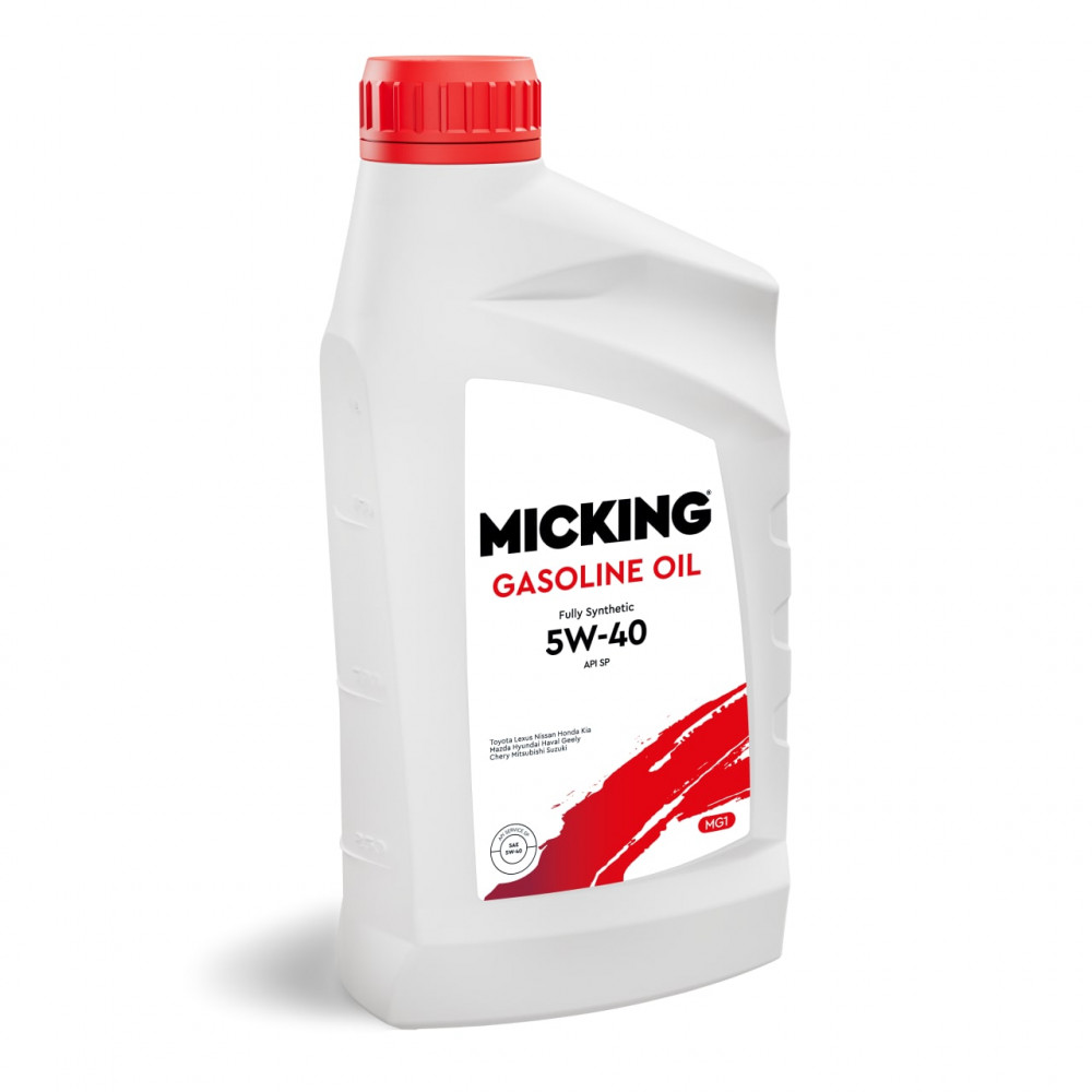 MICKING M2133 Моторное масло MG1 5W-40 синтетическое API SP для бензиновых двигателей 1л