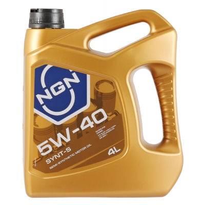 NGN V172085305 5W-40 SYNT-S SL/CF 4л полусинтетическое моторное масло