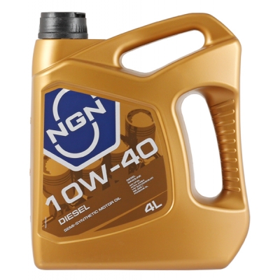 NGN 10W-40 DIESEL CF/SL 4л полусинтетическое моторное масло V172085328