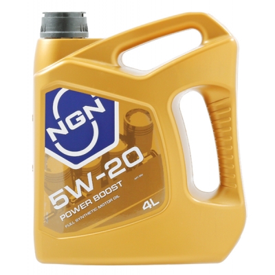 NGN V172085351 5W-20 POWER BOOST 4л синтетическое моторное масло