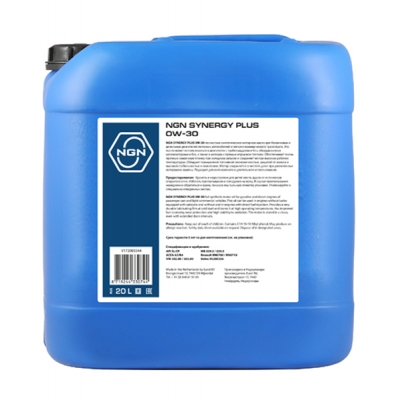 NGN V172085544 0W-30 SYNERGY PLUS SL/CF 20л синтетическое моторное масло