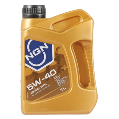 NGN DIESEL SYN 5W-40 CF/SN 1л синтетическое моторное масло V172085633