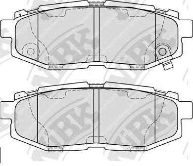 Тормозные колодки  NIBK PN7803 SUBARU TRIBECA 06-  Задн.