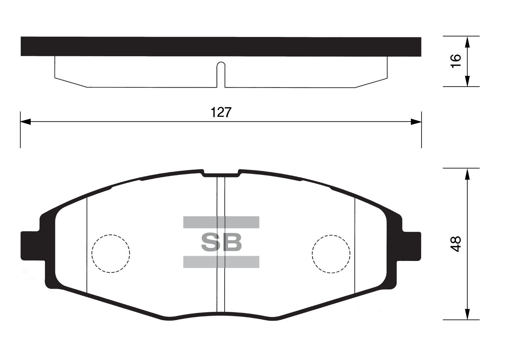 Колодки тормозные DAEWOO NEXIA-LANOS-MATIZ SOHC передние SP1086 SANGSIN
