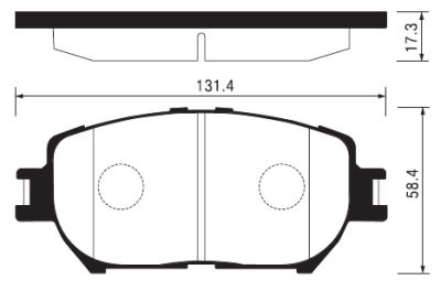 Тормозные колодки дисковые Toyota Camry 2.0-3.0 01, Lexus GS 3.0 02 SP2037 SANGSIN