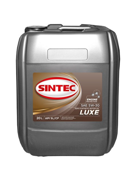 801981 SINTEC LUXE 5000 SAE 5W-30 API SL/CF 20л масло моторное полусинтетическое