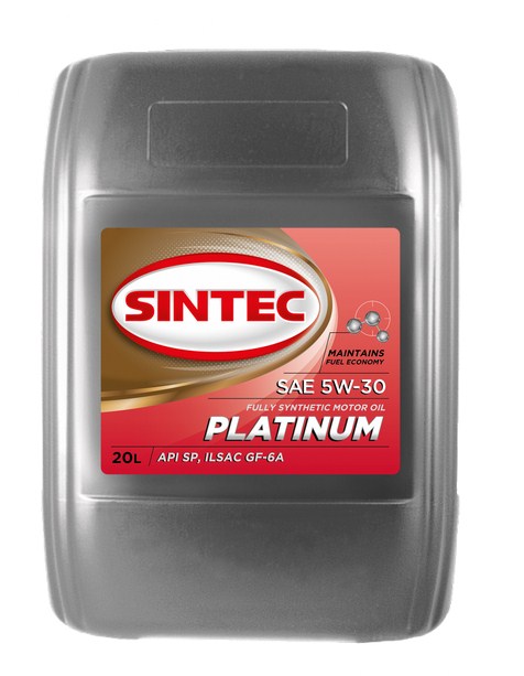 999896 SINTEC PLATINUM 7000 SAE 5W-30 API SP ILSAC GF-6A 20л масло моторное синтетическое