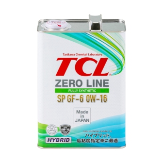 TCL Z0040016SP Zero Line Fully Synth Fuel Economy GF-6 0W16 SP 4л