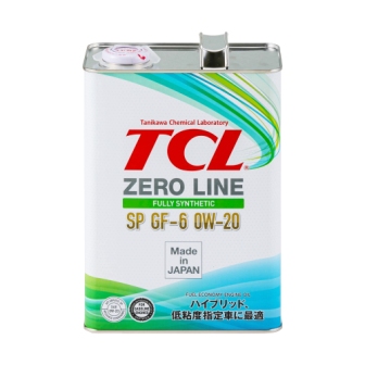 TCL Z0040020SP Zero Line Fully Synth Fuel Economy GF-6 0W20 SP 4л