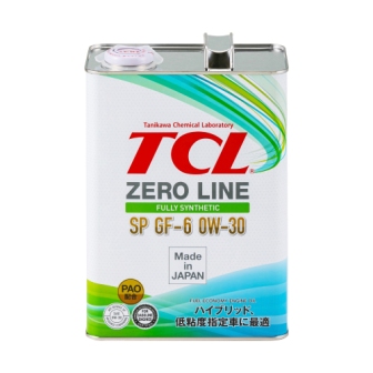 TCL Z0040030SP Zero Line Fully Synth Fuel Economy GF-6 0W30 SP 4л