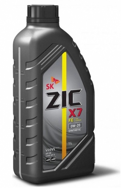 Масло моторное ZIC ZIC X7 FE 0W-20 SN/GF-6 синтетическое, 1л, 132617
