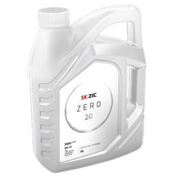 Масло моторное ZIC ZERO 20 0W-20 SP/GF-6A синтетическое, 4л, 162035