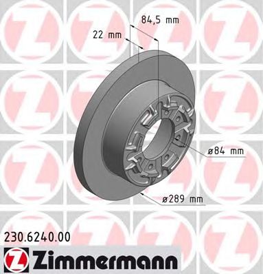 ZIMMERMANN 230624000 Тормозной диск