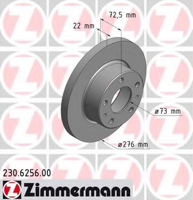 ZIMMERMANN 230625600 Тормозной диск