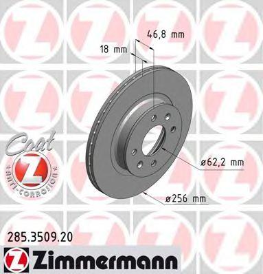 ZIMMERMANN 285350920 Тормозной диск