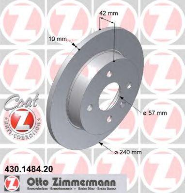 ZIMMERMANN 430148420 Тормозной диск