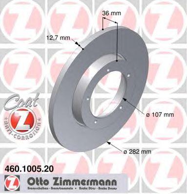 ZIMMERMANN 460100520 Тормозной диск