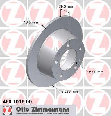 ZIMMERMANN 460101500 Тормозной диск