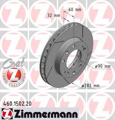 ZIMMERMANN 460150220 Тормозной диск