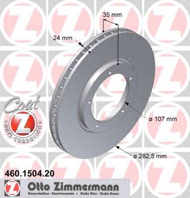 ZIMMERMANN 460150420 Тормозной диск