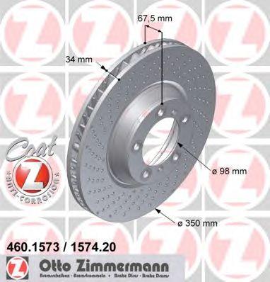 ZIMMERMANN 460157320 Тормозной диск