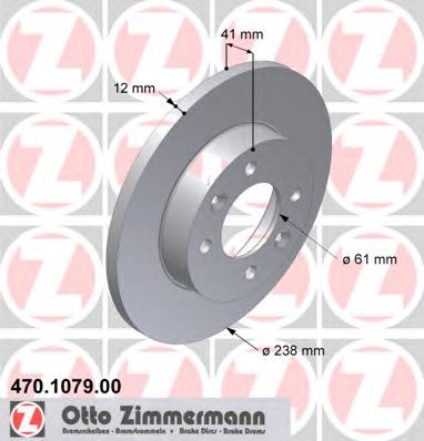 ZIMMERMANN 470107900 Тормозной диск
