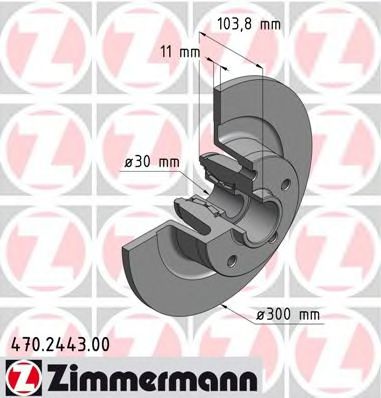 ZIMMERMANN 470244300 Тормозной диск