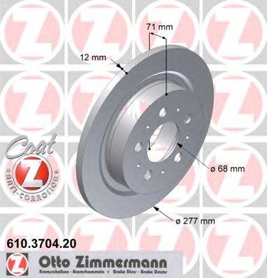 ZIMMERMANN 610370420 Тормозной диск